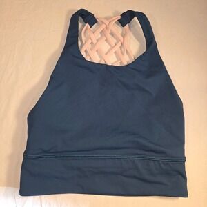 Lululemon Free to be Wild Longline High Neck Strappy Sports Bra, Women's Size 4